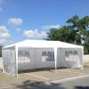 10x20' Wedding Party Canopy Tent Outdoor Gazebo with 6 Removable Sidewalls