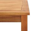 Patio Coffee Table 23.6"x23.6"x14.2" Solid Acacia Wood