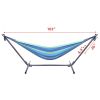 Free shipping  Hammock & Steel Frame Stand Swing Chair Home/Outdoor Backyard Garden Camp Sleep YJ