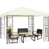 10 x 10 Feet Patio Gazebo Canopy Tent Garden Shelter