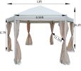 13 Ft. W x 13 Ft. D x 9.2ft Pop-Up Gazebo Tent Outdoor Canopy Hexagonal Canopies Gazebos & Pergolas 6 Sided for Patio Garden Backyard Sun Shelter BBQ