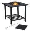 Backyard Garden Party Patio Fire Pit Dining Table