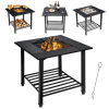 Backyard Garden Party Patio Fire Pit Dining Table