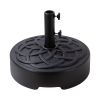 Water or Sand Fillable Mobile Patio Umbrella Base for Outdoor