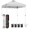 6.6 x 6.6 Feet Outdoor Pop-up Canopy Tent with Roller Bag