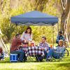 6.6 x 6.6 Feet Outdoor Pop-up Canopy Tent with UPF 50+ Sun Protection