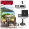 Patio Heavy-Duty Outdoor Stand Bronze Umbrella Base