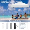 6.6 x 6.6 Feet Outdoor Pop-up Canopy Tent with UPF 50+ Sun Protection