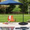 Outdoor Lawn Backyard Patio Moving Umbrella Base