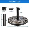 Umbrella Round Stand Base for Patio Outdoor Deck Lawn Garden