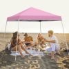 10 x 10 Feet Outdoor Instant Pop-up Canopy with Carrying Bag