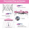 10 x 10 Feet Outdoor Instant Pop-up Canopy with Carrying Bag