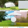 6.6 x 6.6 Feet Outdoor Pop-up Canopy Tent with UPF 50+ Sun Protection