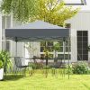 6.6 x 6.6 Feet Outdoor Pop-up Canopy Tent with UPF 50+ Sun Protection