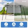 6 x 6 Feet Pop-up Canopy Tent with Carry Bag and 4 Stakes