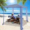 6.6 x 6.6 Feet Foldable and Easy-Setup Beach Canopy With Carry Bag