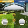 10 x 10 Feet Outdoor Instant Pop-up Canopy with Carrying Bag