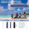 6.6 x 6.6 Feet Outdoor Pop-up Canopy Tent with UPF 50+ Sun Protection