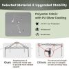 13 x 13 Feet Pop-up Instant Gazebo Canopy Tent with Mesh Sidewall