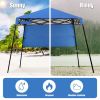 6 x 6 Feet Pop-up Canopy Tent with Carry Bag and 4 Stakes