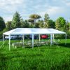 10x30' Wedding Party Canopy Tent Outdoor Gazebo with 8 Removable Sidewalls