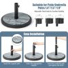 Outdoor Lawn Backyard Patio Moving Umbrella Base