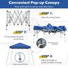 10 x 10 Feet Outdoor Instant Pop-up Canopy with Carrying Bag