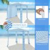 6.6 x 6.6 Feet Foldable and Easy-Setup Beach Canopy With Carry Bag