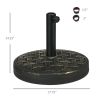 Umbrella Round Stand Base for Patio Outdoor Deck Lawn Garden