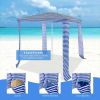 6.6 x 6.6 Feet Foldable and Easy-Setup Beach Canopy With Carry Bag