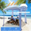 6.6 x 6.6 Feet Foldable and Easy-Setup Beach Canopy With Carry Bag