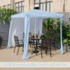 6.6 x 6.6 Feet Foldable and Easy-Setup Beach Canopy With Carry Bag