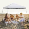 10 x 10 Feet Outdoor Instant Pop-up Canopy with Carrying Bag