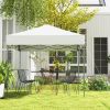 6.6 x 6.6 Feet Outdoor Pop-up Canopy Tent with UPF 50+ Sun Protection