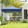 6.6 x 6.6 Feet Outdoor Pop-up Canopy Tent with UPF 50+ Sun Protection