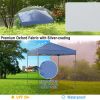 6.6 x 6.6 Feet Outdoor Pop-up Canopy Tent with UPF 50+ Sun Protection