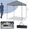 6.6 x 6.6 Feet Outdoor Pop-up Canopy Tent with UPF 50+ Sun Protection