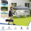 6.6 x 6.6 Feet Outdoor Pop-up Canopy Tent with UPF 50+ Sun Protection