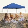 10 x 10 Feet Outdoor Instant Pop-up Canopy with Carrying Bag