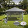 13 x 13 Feet Pop-up Instant Gazebo Canopy Tent with Mesh Sidewall