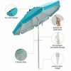 6.5 Feet Beach Umbrella with Carry Bag without Weight Base