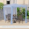 6.6 x 6.6 Feet Foldable and Easy-Setup Beach Canopy With Carry Bag