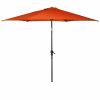 9 FT Outdoor Market Patio Table Umbrella Push Button Tilt Crank Lift